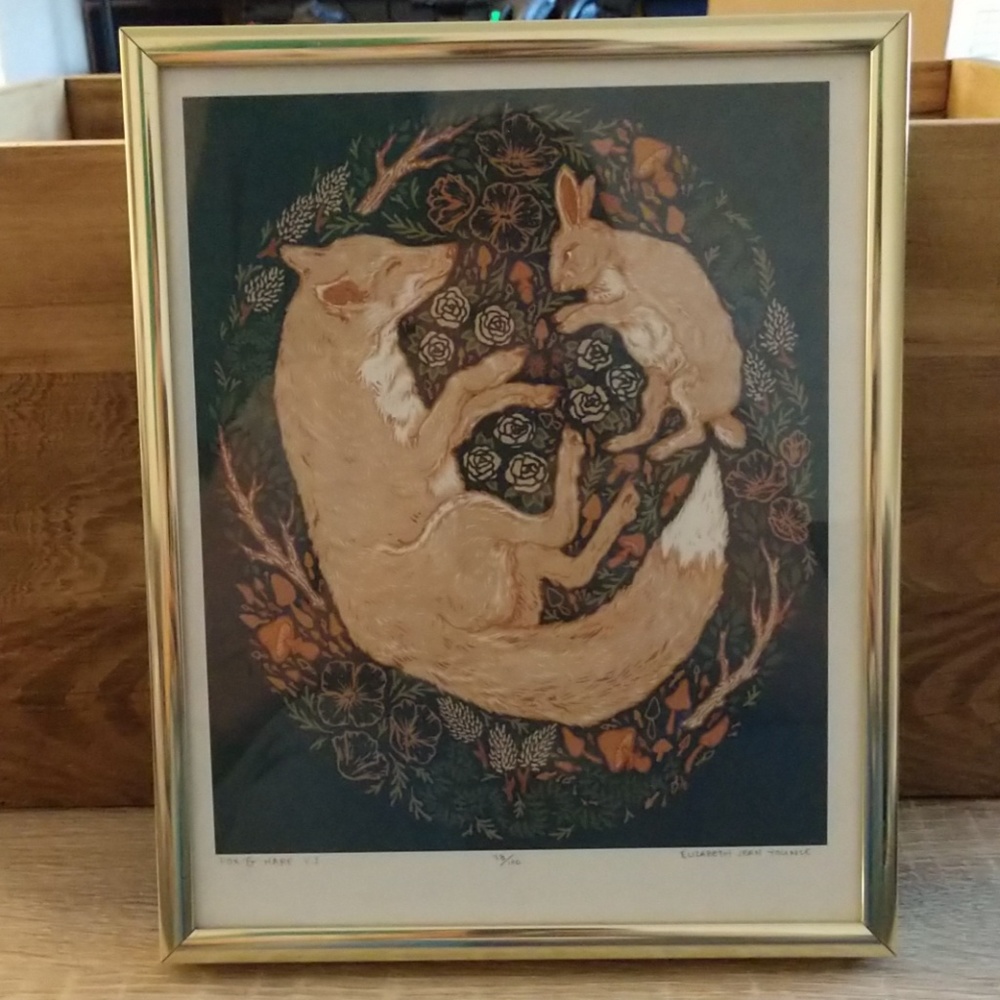 Framed Original Woodland Art